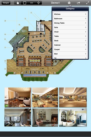 Home Office Design 3D- floor plan & draft design screenshot 4
