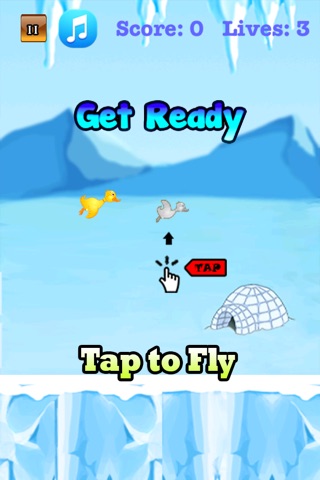 Flappy Ice Duck screenshot 2