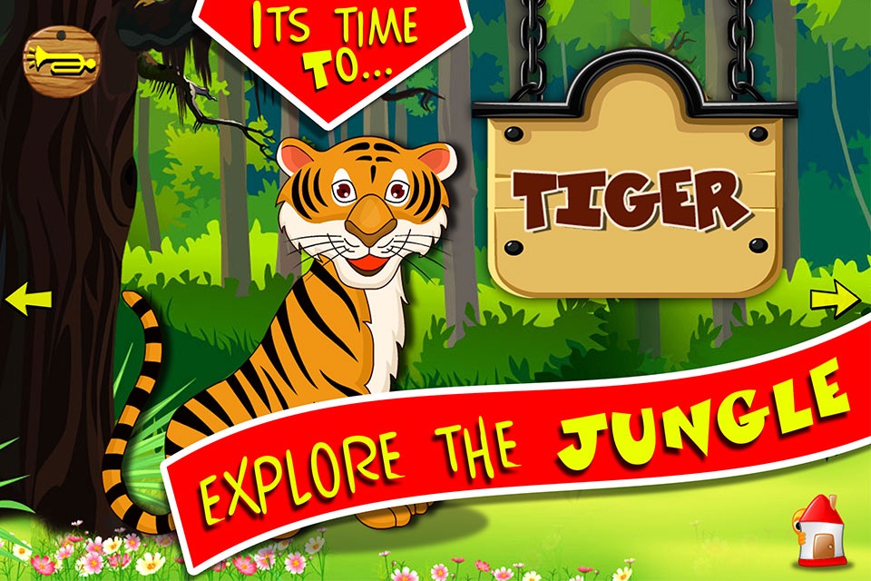 Jungle Safari Explorer – Interactive Learning Game To Recognize Animal And Bird Names And Shapes For Preschool Kindergarten Kids & Primary Grade School Children screenshot 2