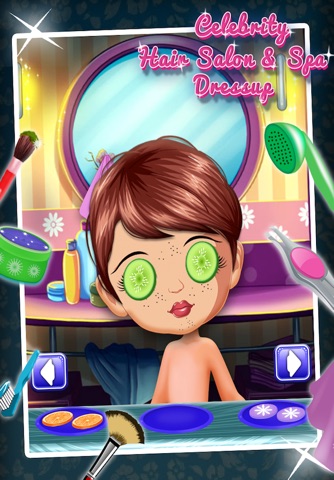 Celebrity Hair Salon & Spa Dressup - Free Fun Games For Kids screenshot 4