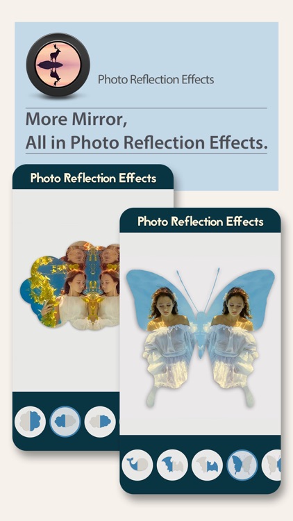 Photo Reflection Effects - Mirror & Water Effects Blender to Clone Yourself