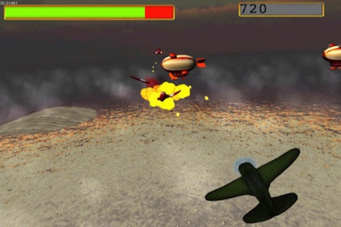 WW2 Fighter 3D - Endure endless waves of planes and blimps! screenshot 2