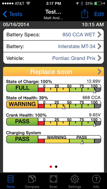 OTC3200 Smart Battery Tester