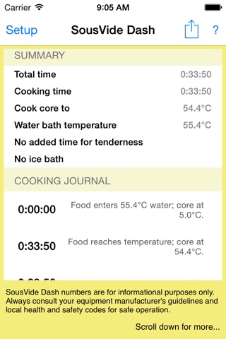 SousVide Dash screenshot 3