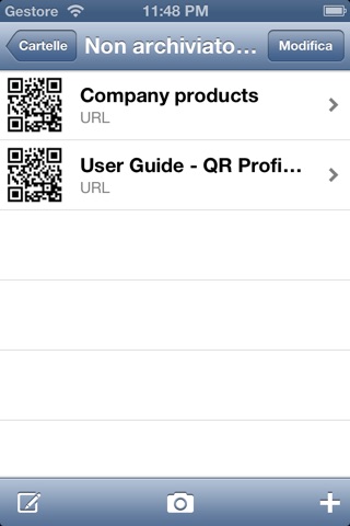 !QR Profi - professional and fast QR Code and Barcode Reader / Scanner. screenshot 3