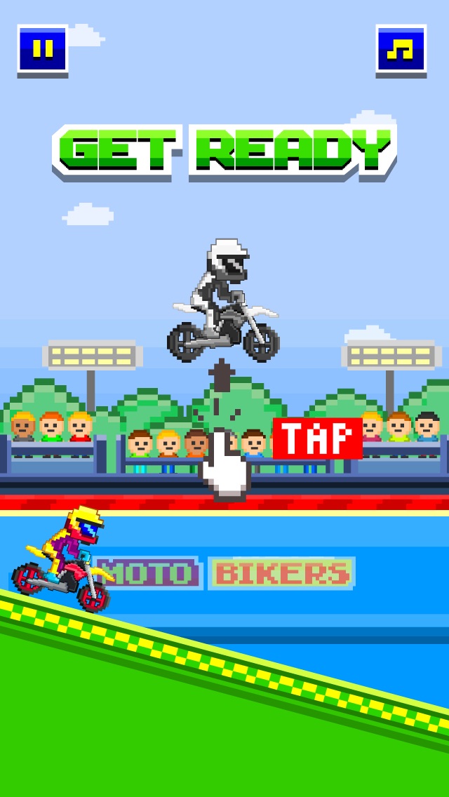 MOTO BIKERS - PLAY PIXEL 8-BIT BIKE RACING GAMES FOR FREE 1.1 IOS