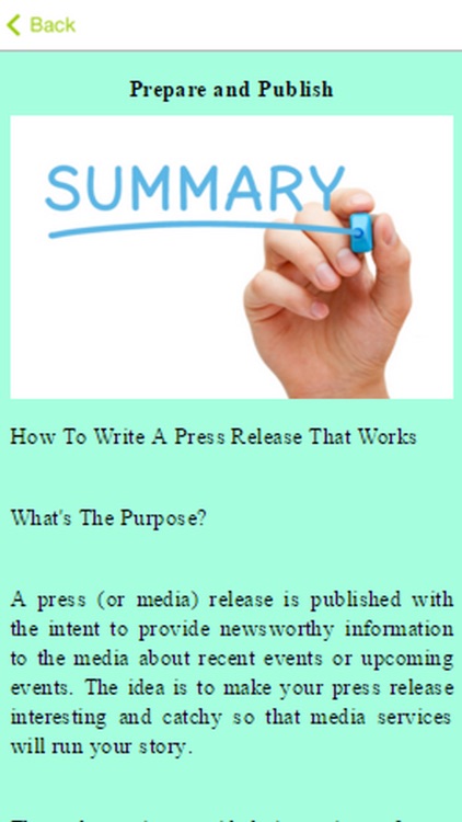 How To Write A Press Release