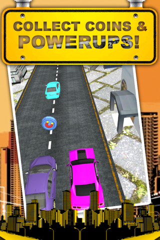 A 3D Downtown City Racing Game FREE screenshot 4