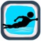 Stickman Swims - The Diving Line!