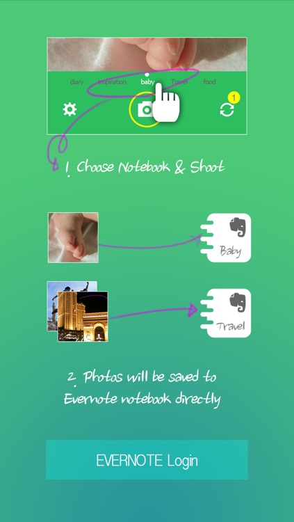 QuickSnap - Quick snap to Evernote