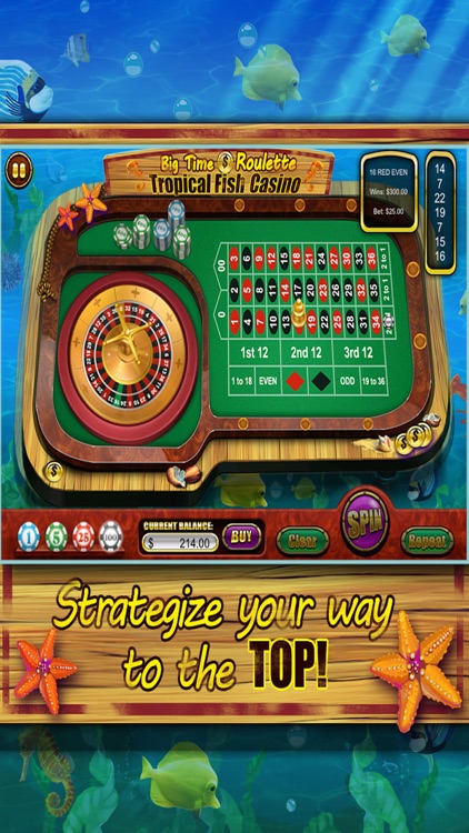 Roulette of Tropical Fish Casino 777 (Win Big) screenshot-4