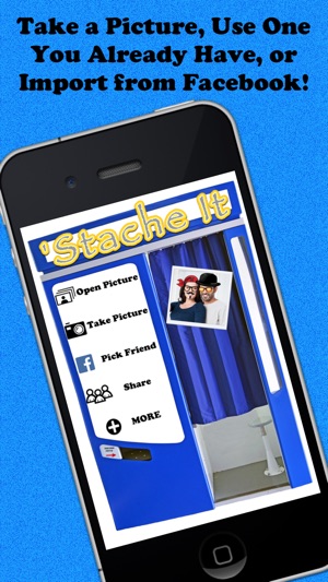 'Stache It - Photo Booth with Fun Mustache, Beard, Glasses, (圖1)-速報App