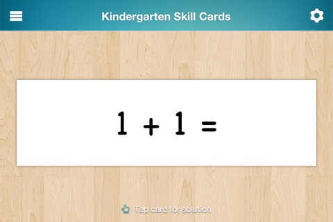 Kindergarten Skill Cards screenshot 2