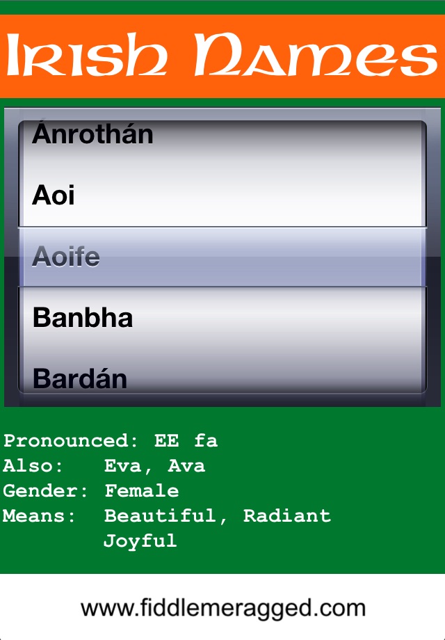 Irish Names screenshot 2