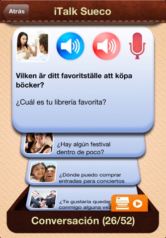 iTalk Swedish: Conversation guide - Learn to speak a language with audio phrasebook, vocabulary expressions, grammar exercises and tests for english speakers HD screenshot 3