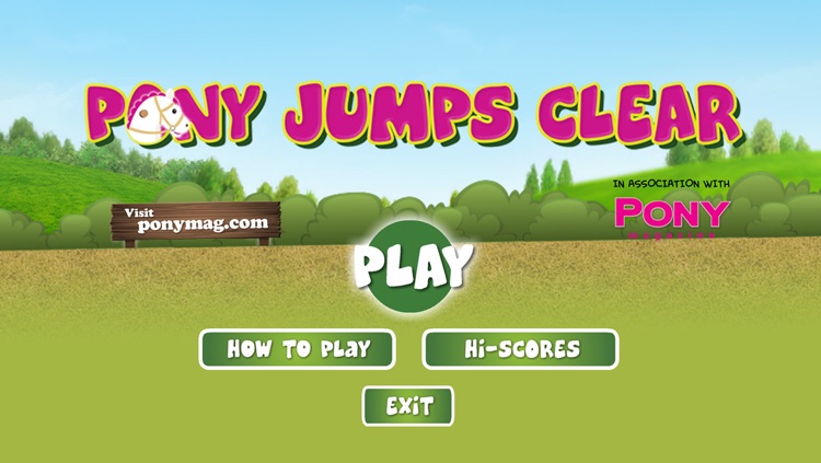 Pony Jumps Clear