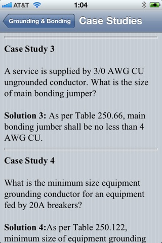 Grounding and Bonding screenshot 2