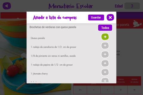 Menutario Escolar Larousse screenshot 4