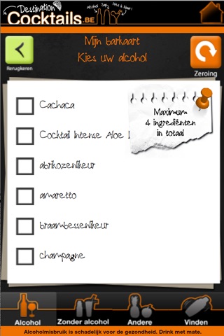 Destination Cocktails België screenshot 3