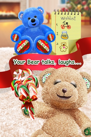 Build A Teddy Bear - A Bear’s Hug In A Christmas Gift Card - Educational Care Kids Game screenshot 4