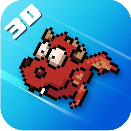 A Flapping Dragon 3D Story of Flying Wacky Friends - Free Version iOS App