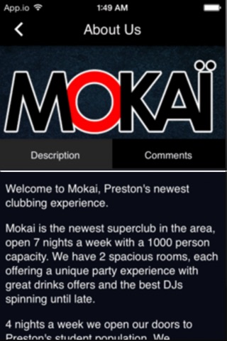 Mokai screenshot 2