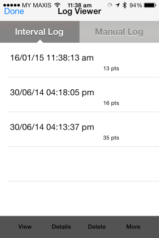 Keysight Mobile Logger screenshot 3