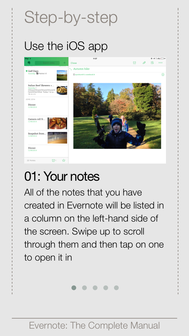 Complete Manual: Evernote Edition Screenshot 3