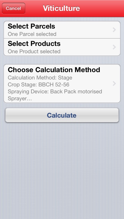 Spraycalculator