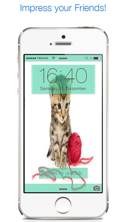 Lock Screen Designer - Pimp and Bling for Lock Screen on iOS 7