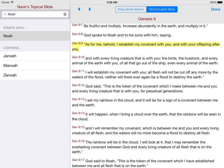 Nave's Topical Bible for iPad