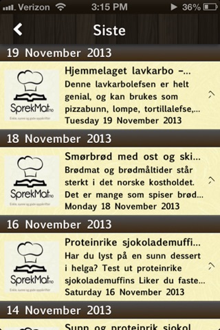 SprekMat.no - Enkle, sunne og gode oppskrifter screenshot 2