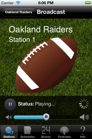 Oakland Football - Radio, Scores & Schedule screenshot 2