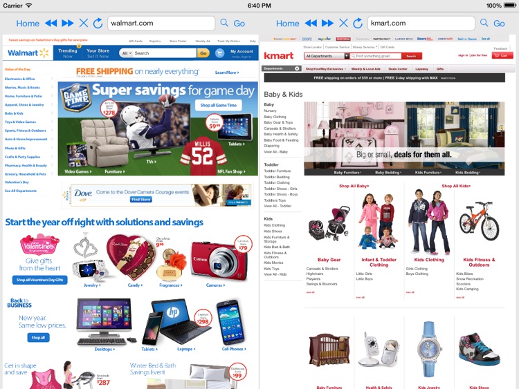 Split Screen Browser