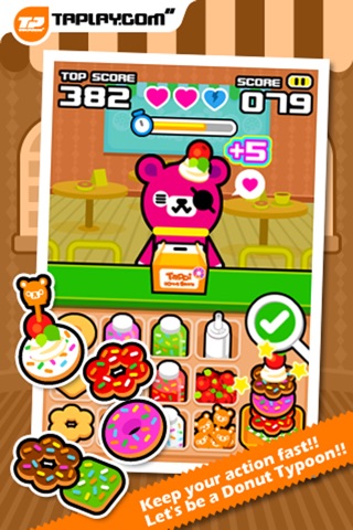 Donut Fever - Tappi Bear screenshot 2