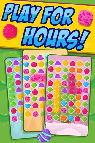 Candy Diamond Games Christmas - Cool Candies and Jewels Swapping Match 3 Puzzle Game For Kids HD FREE screenshot 2
