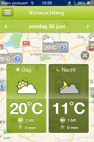 RecreatieWeerApp screenshot 3