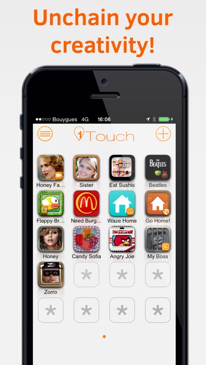 1Touch - Customize your Home Screen with powerful shortcut icons screenshot-3