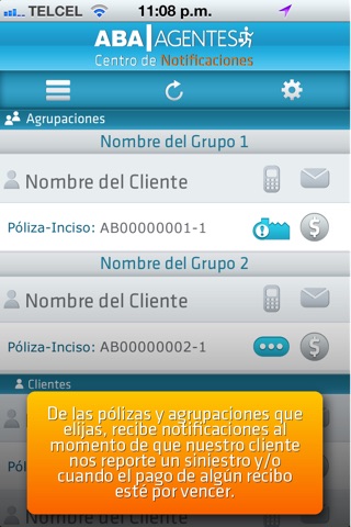 ABA|Agentes Centro de Notificaciones screenshot 2