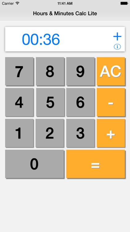 Hours & Minutes Calculator Lite