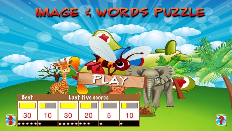 Image and Words Puzzle for Kids LITE