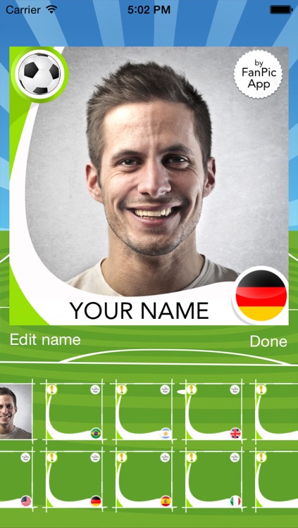 FanPic Football App – US Soccer Fan Photo Frames screenshot-3