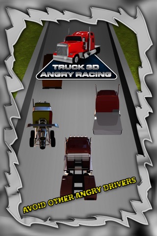 Truck 3D Angry Racing - The monsters road rage game Free screenshot 3
