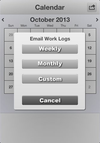 Work Logger screenshot 2