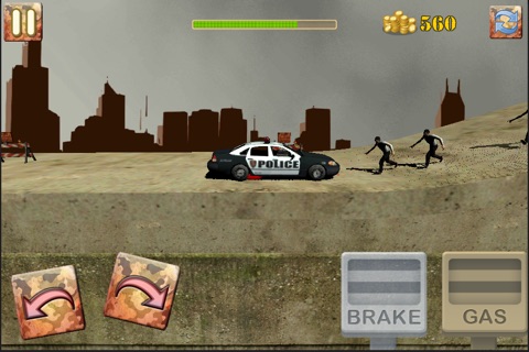 Police Running Over Zombies screenshot 3