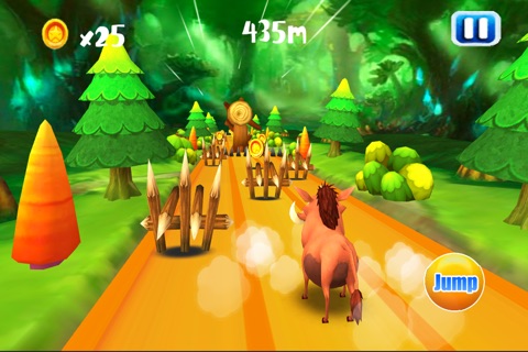 Mega Run and Jump -  Pig Survival Bear Forest screenshot 2