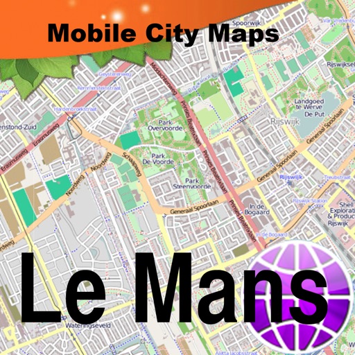 Le Mans Street Map