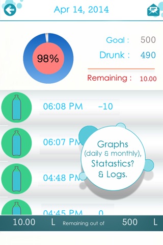 Water Log-Free Water Reminder & Tracker screenshot 4