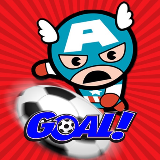 Super Hero Soccer - Free Sport Games for Kids kick for Goal Icon