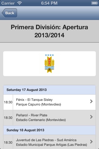 Uruguay Premier League screenshot 4